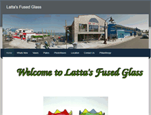 Tablet Screenshot of lattasfusedglass.com